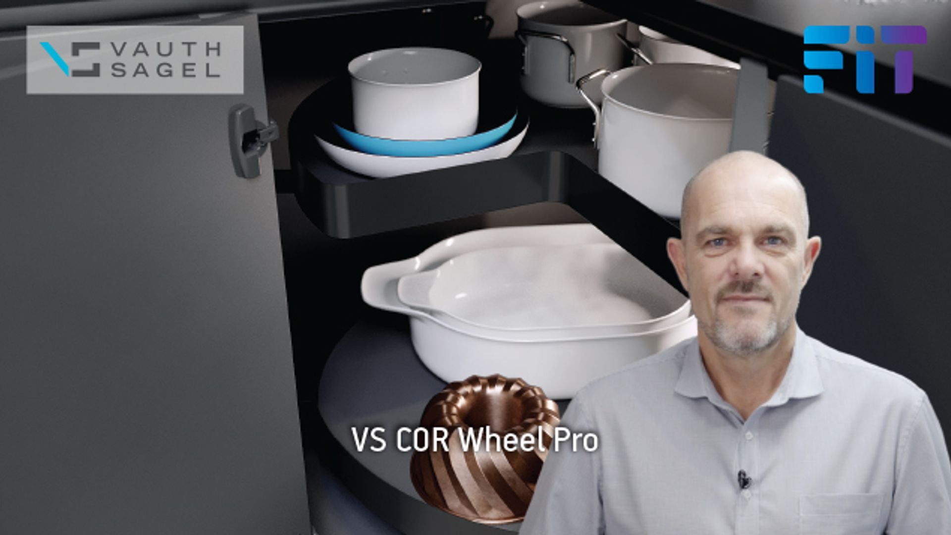 FIT For Purpose Product Video - Vauth Sagel COR Wheel Pro Revolving Corner - 21st Century Lazy Susan