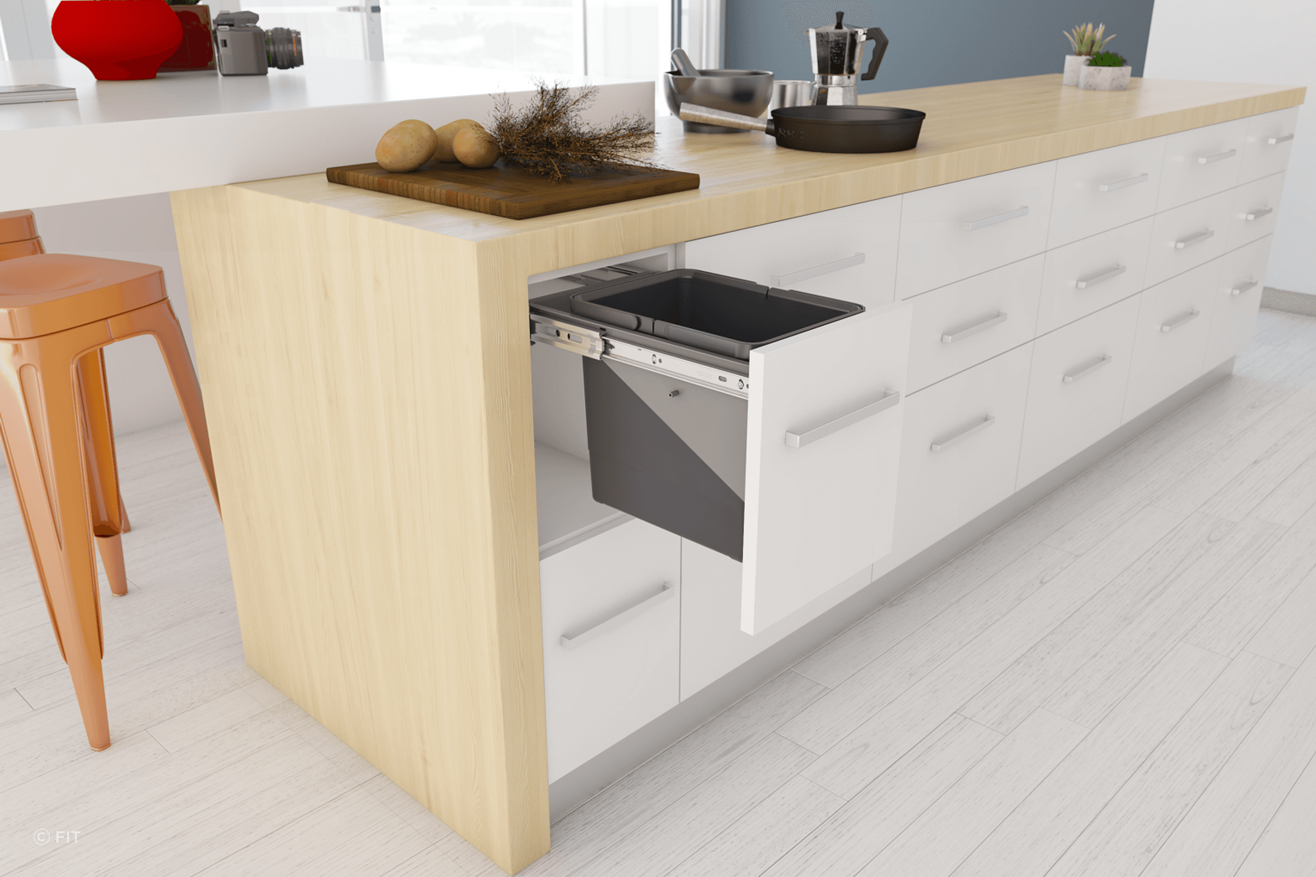Tanova Simplex Pull Out Kitchen Bins