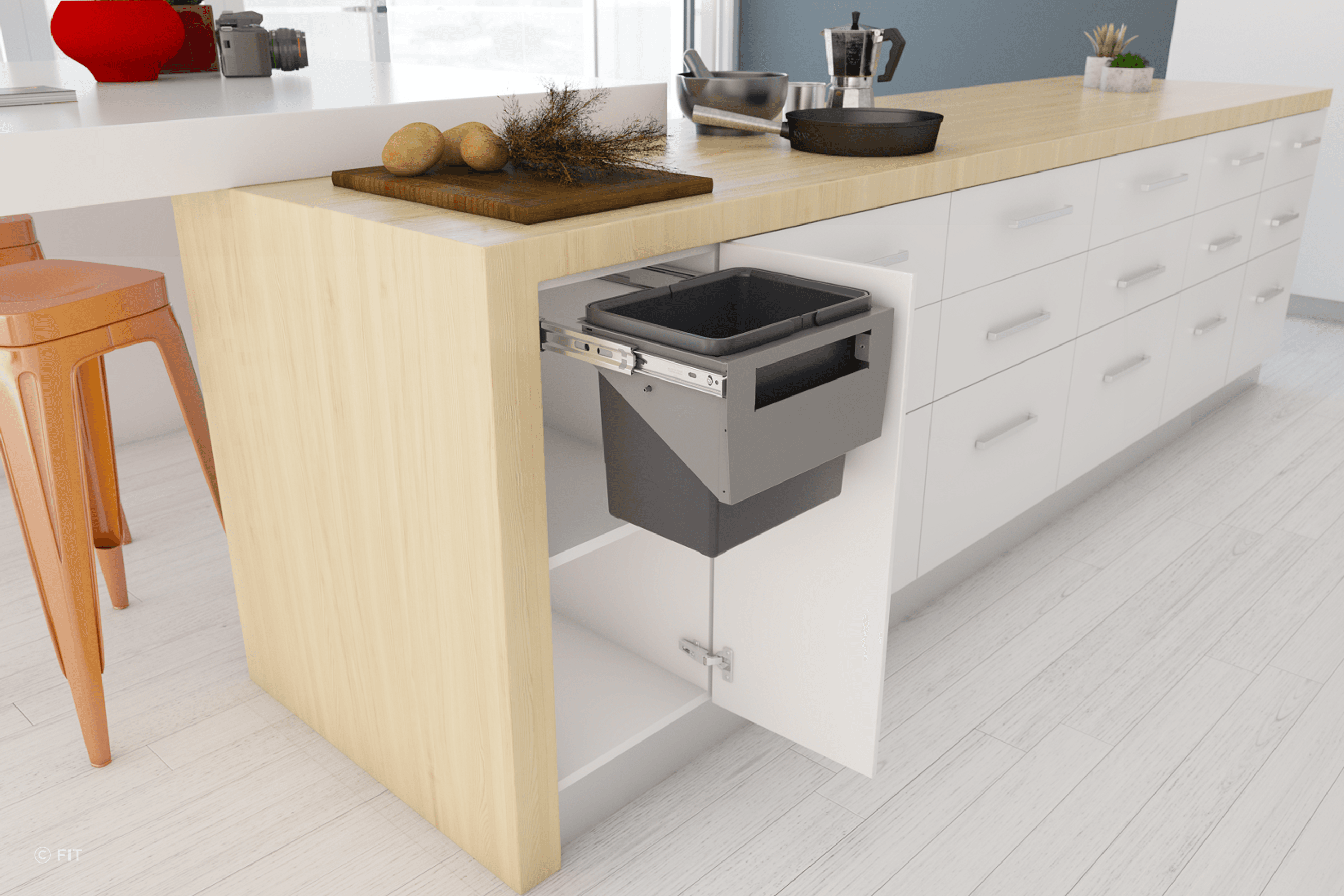 Tanova Simplex Pull Out Kitchen Bins