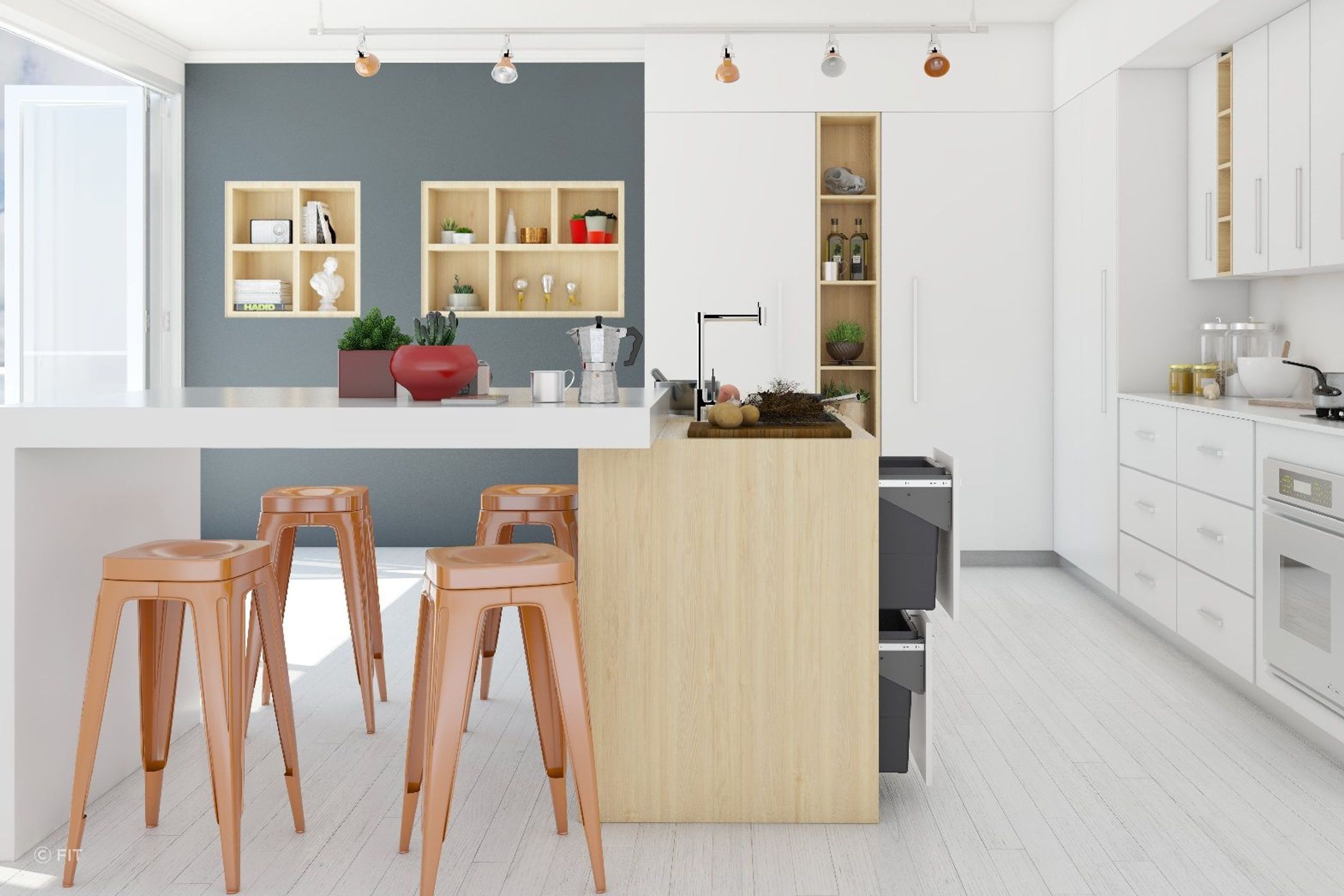 Tanova Simplex Pull Out Kitchen Bins