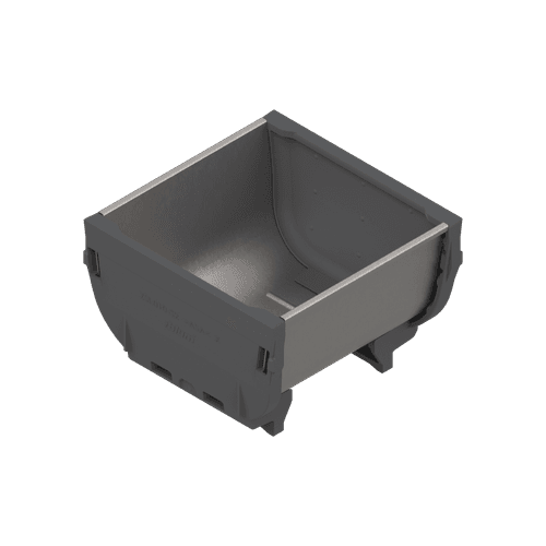 1/4 Square Stainless Steel Tray