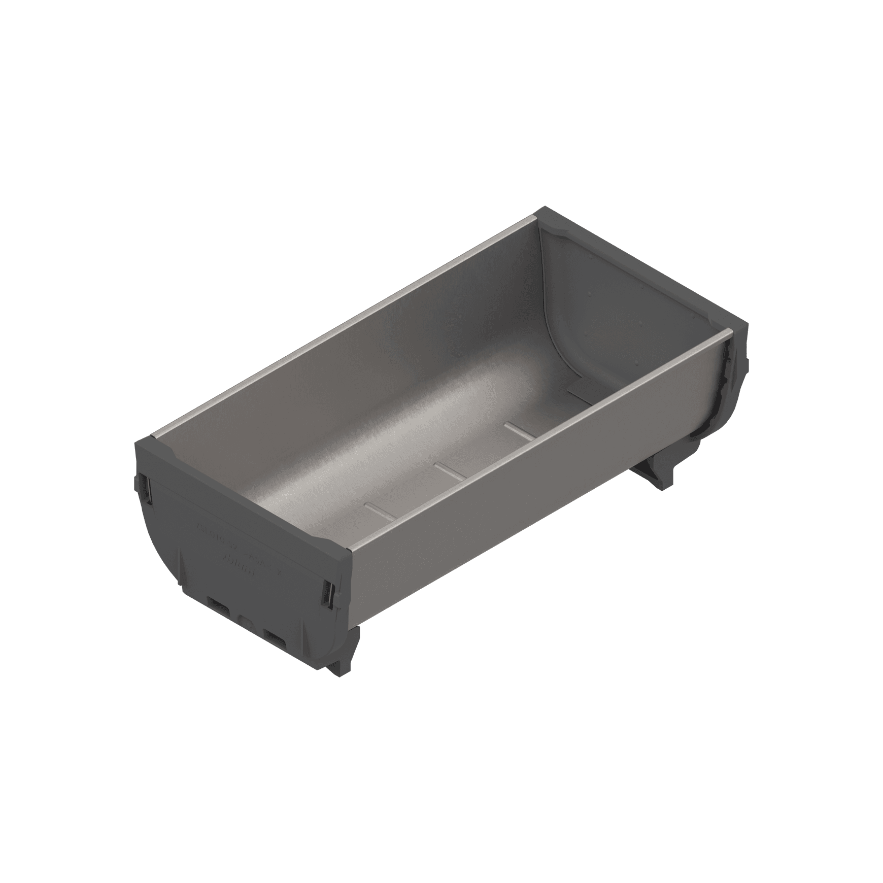 1/2 Small Stainless Steel Tray