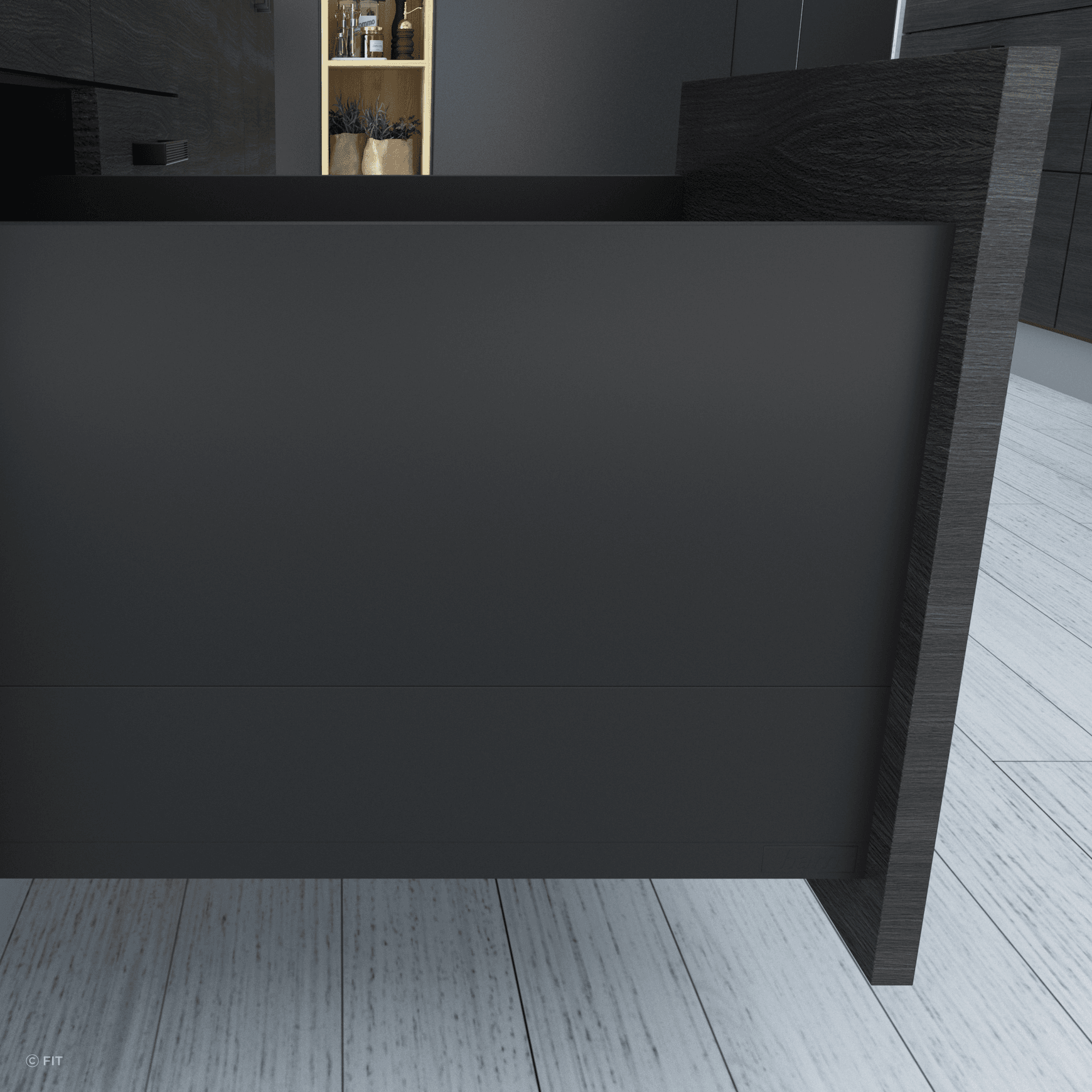 ALUNAN T Slimwall Soft Close Drawer System