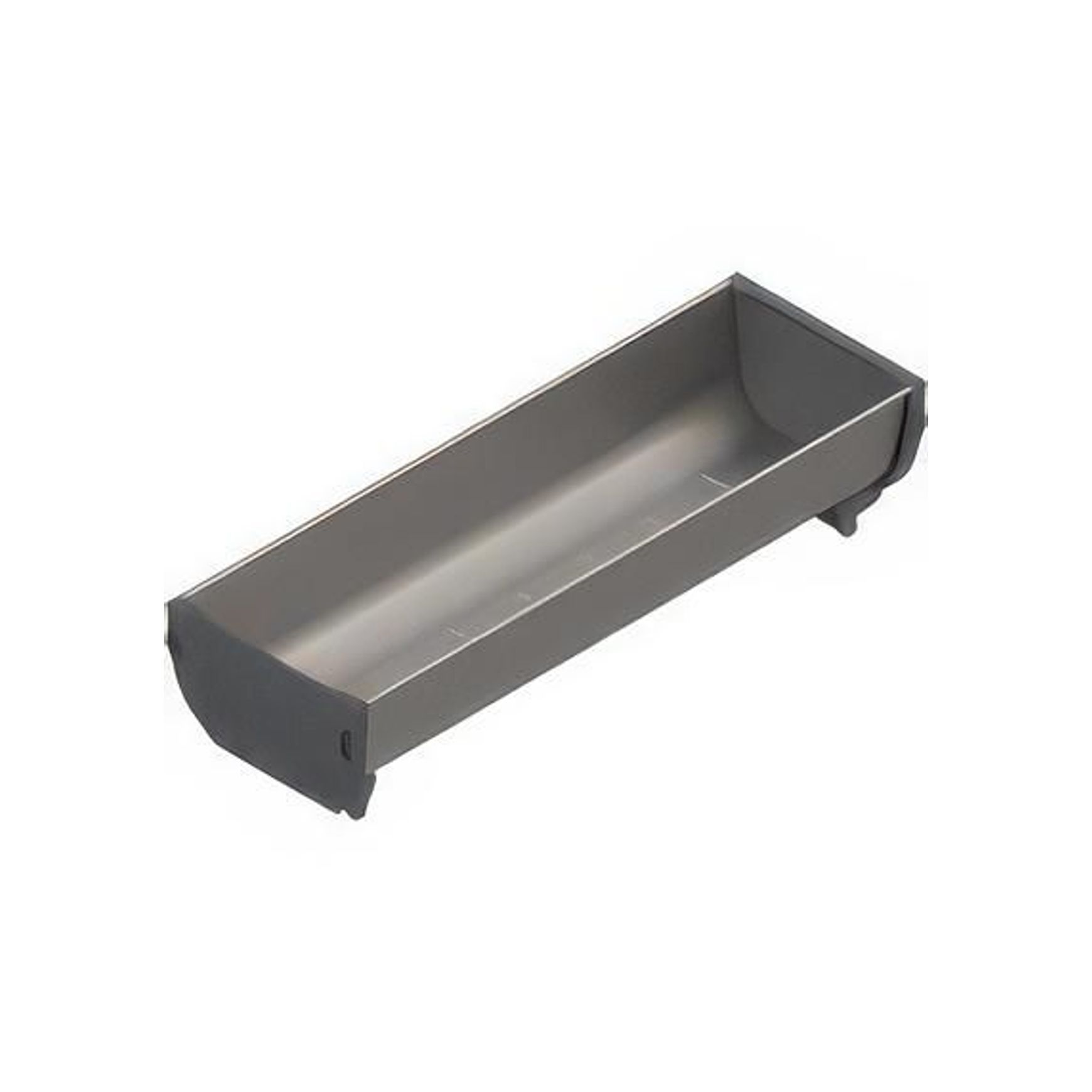 3/4 Medium Stainless Steel Tray