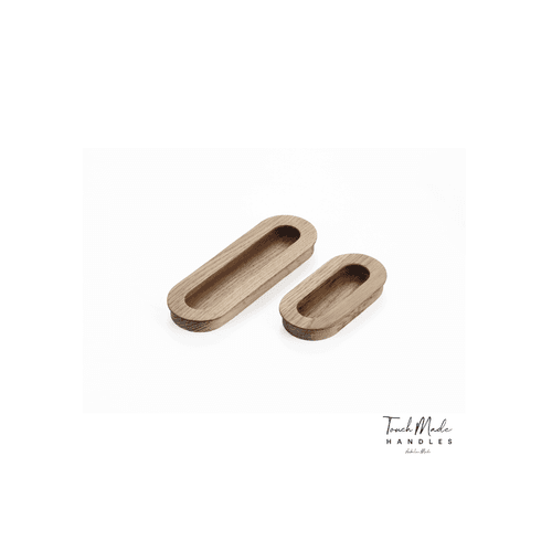 Cascade Recessed Oval Small Timber Handles