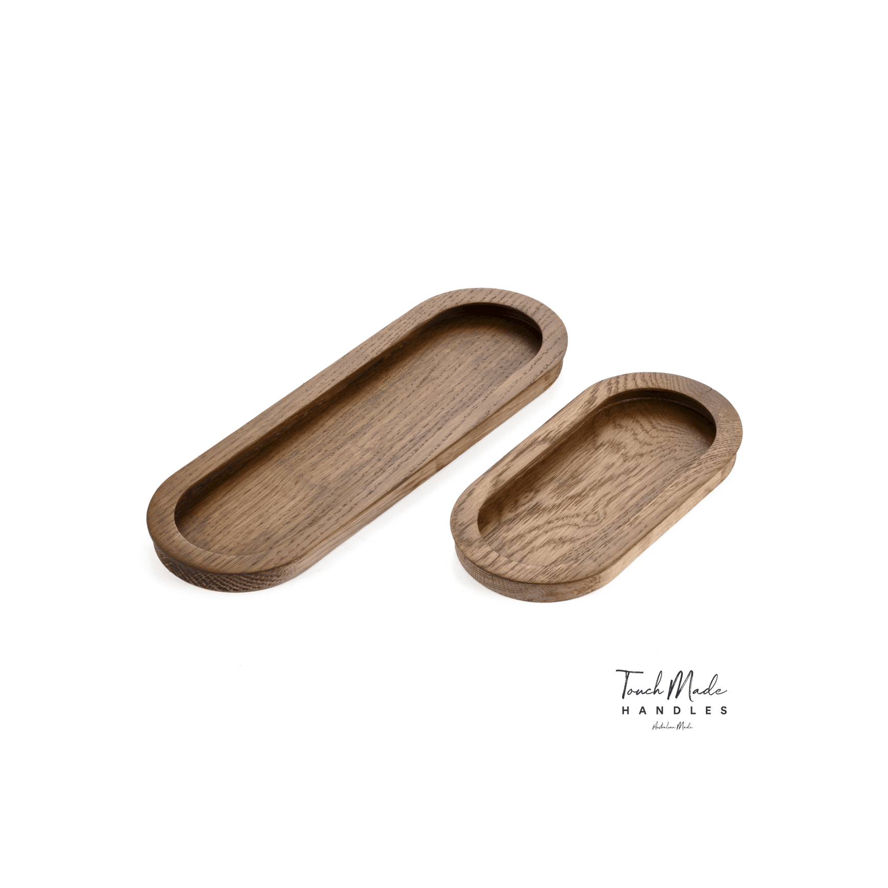 Cascade Recessed Oval Large Timber Handles