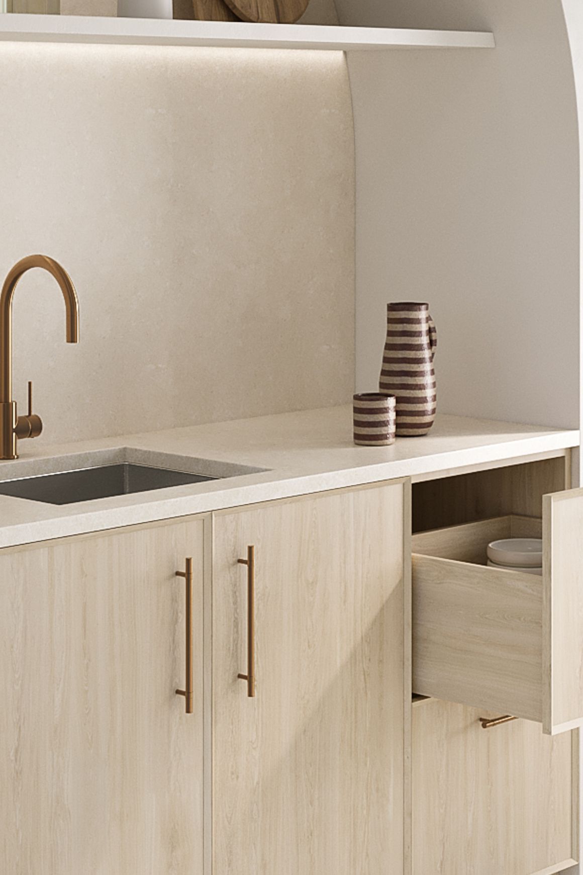Modi Adjustable Cabinetry Pull 250mm