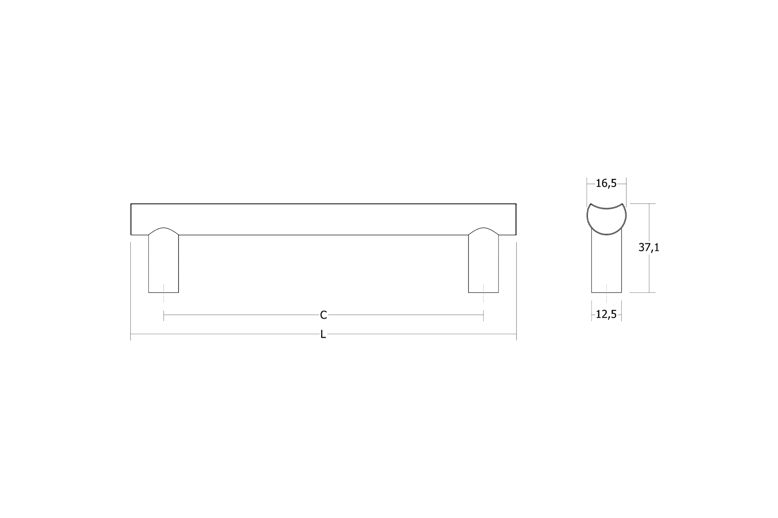 MOON Cabinet Handle