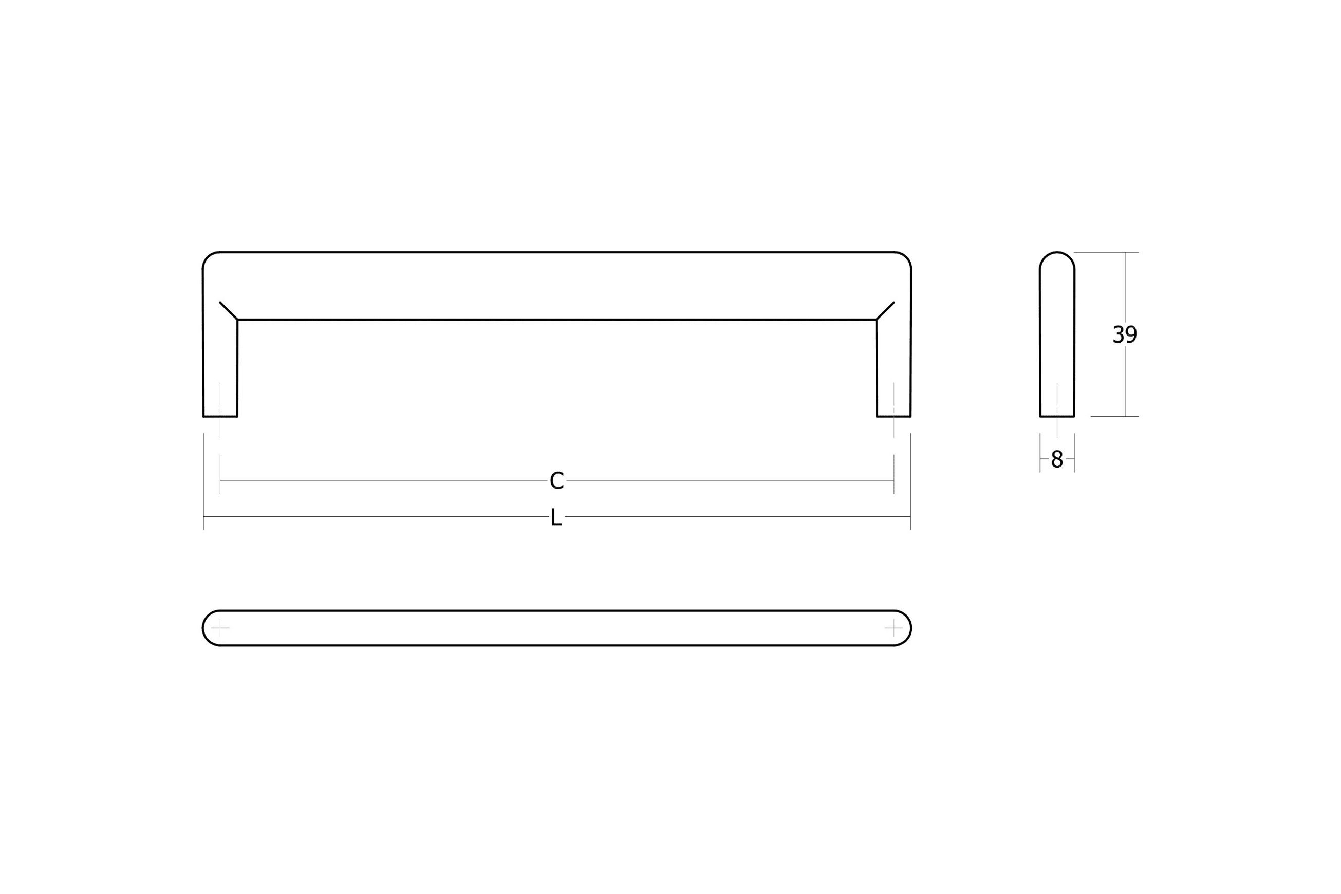 BEAM Cabinet Handle