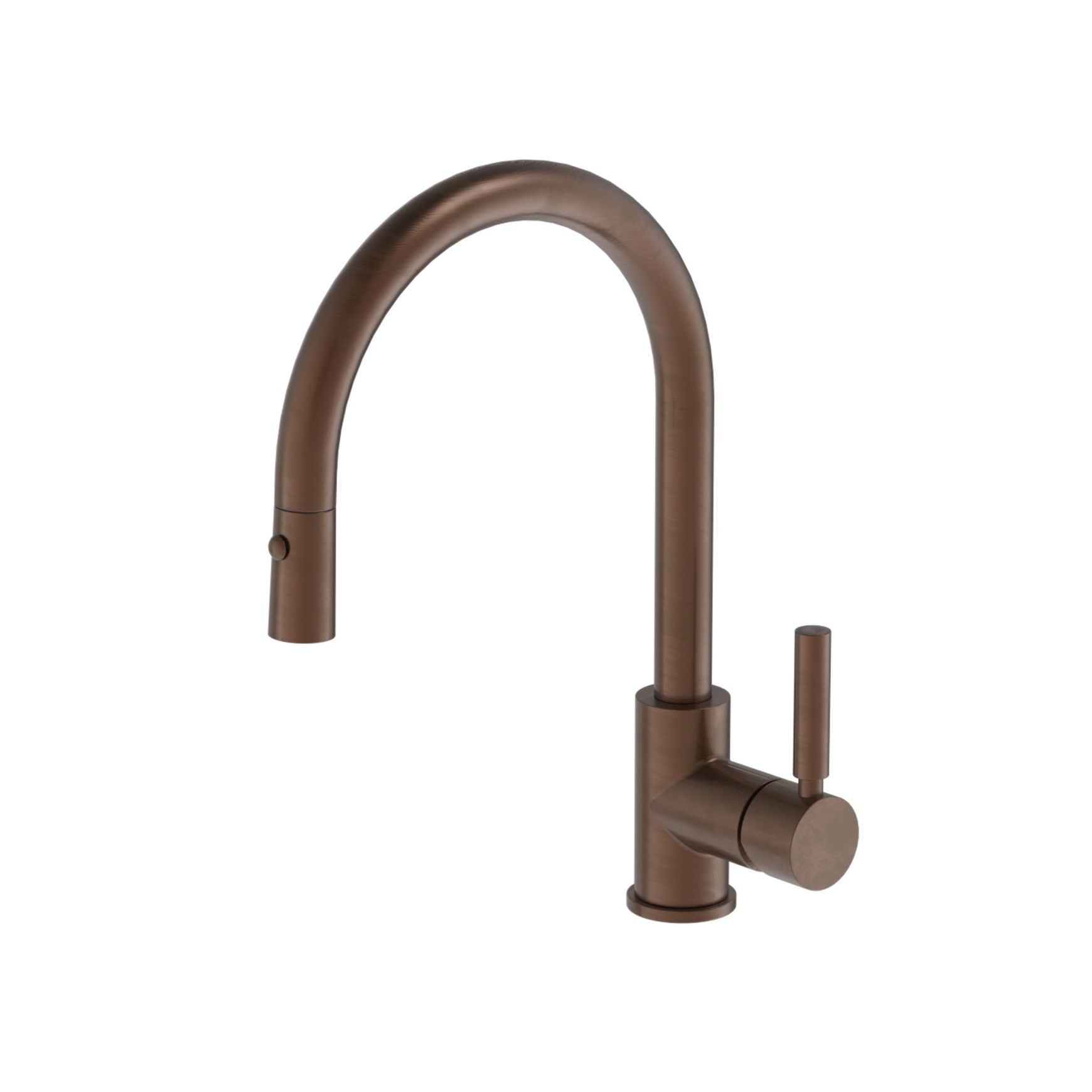 Buddy Pro Kitchen Mixer Round Spout With Pull Out Spray