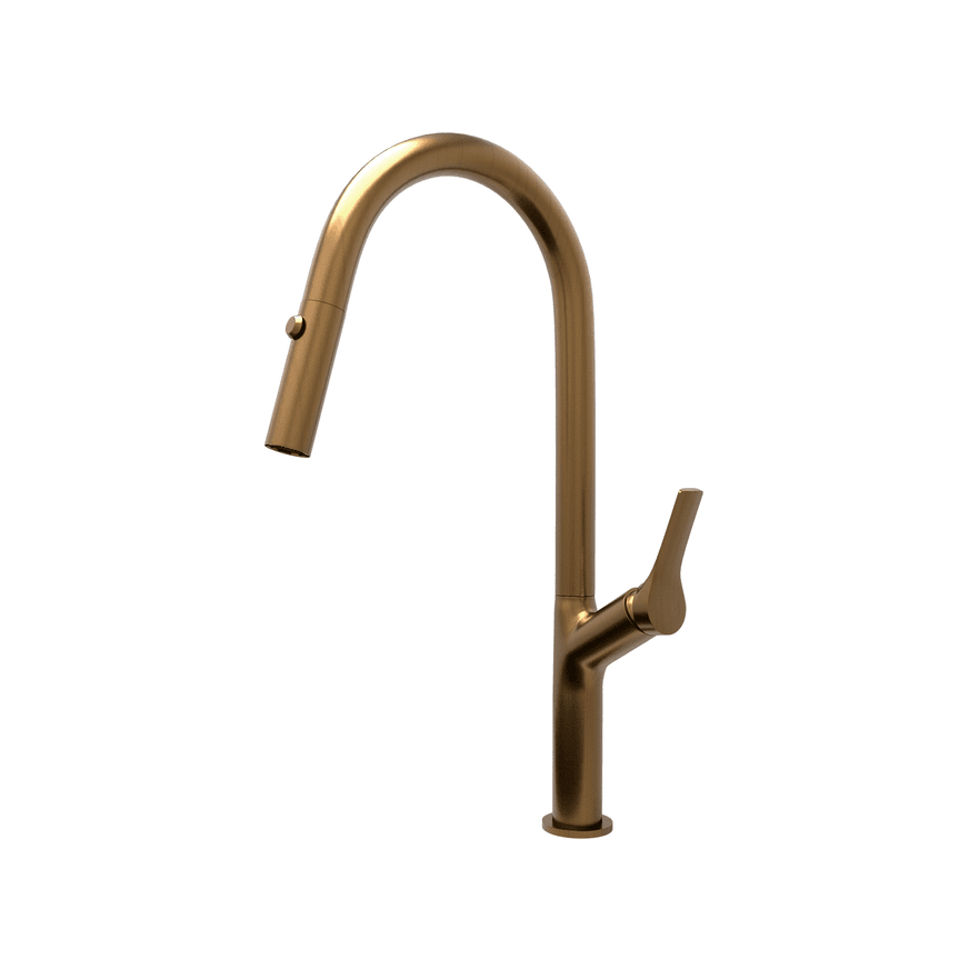Muse Extractable Kitchen Mixer Brushed Copper
