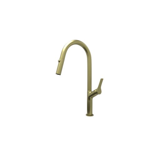 Muse Extractable Kitchen Mixer Brushed Gold
