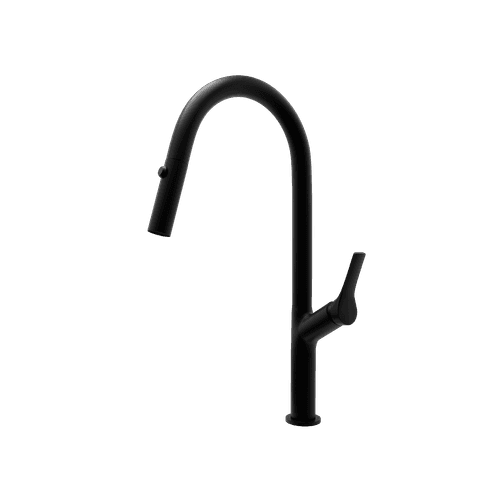 Muse Extractable Kitchen Mixer Satin Black