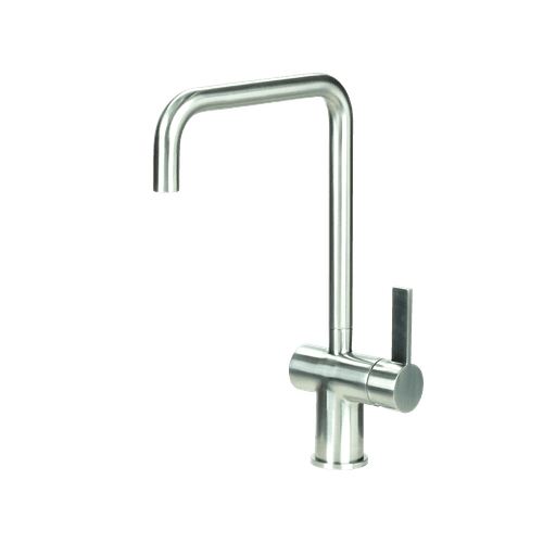 Urban Straight Neck Kitchen Mixer Brushed Stainless