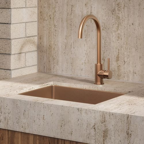 Sola Outdoor Kitchen Mixer | Brushed Copper