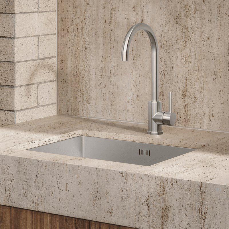 Sola Outdoor Kitchen Mixer | Stainless Steel