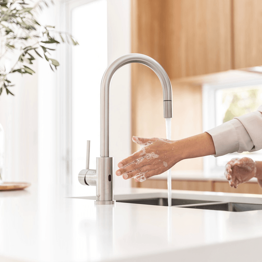Elysian Sensor Commercial Pull-Out Kitchen Mixer