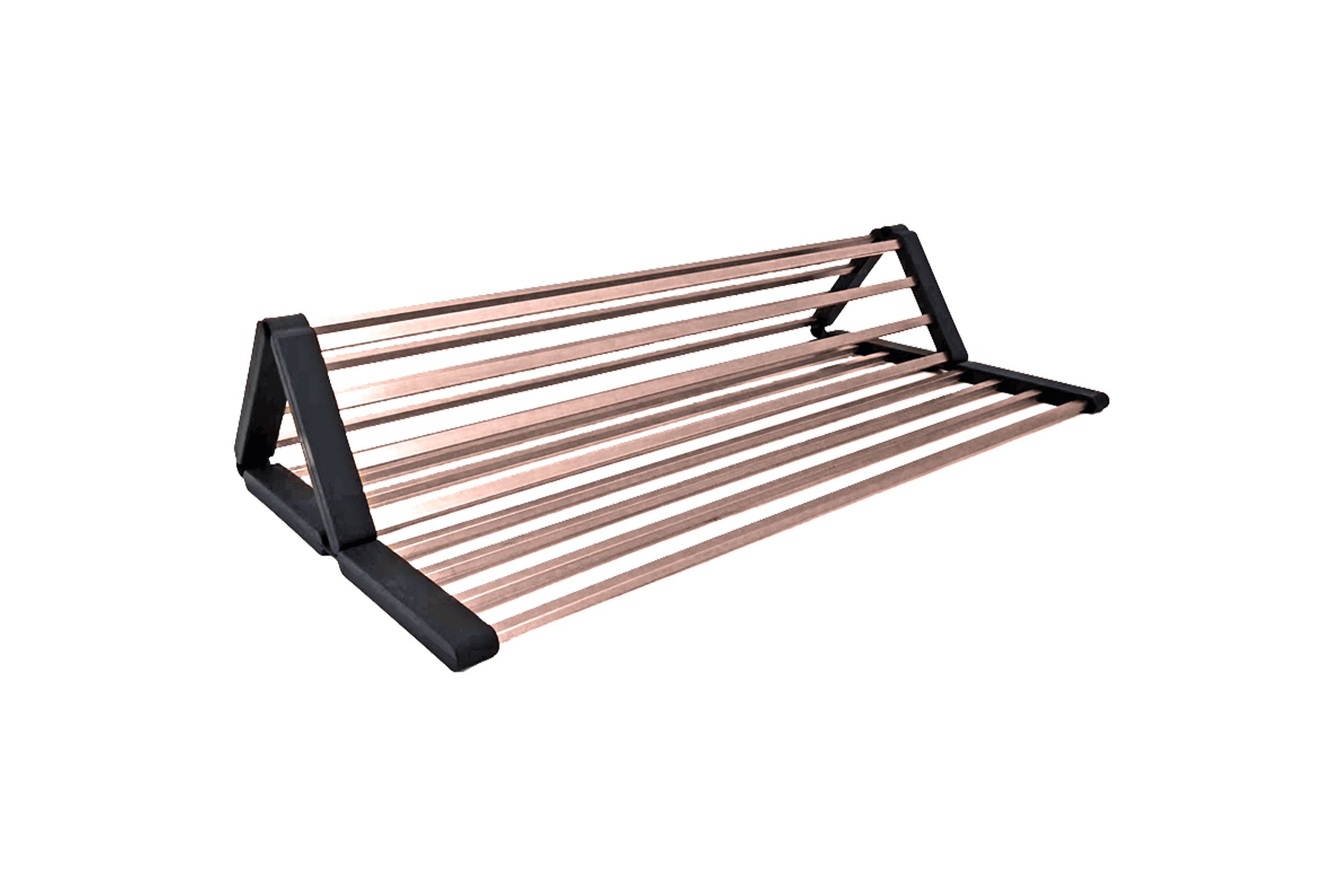 Aspen Roll-Up Hot Mat 480x480mm Brushed Copper