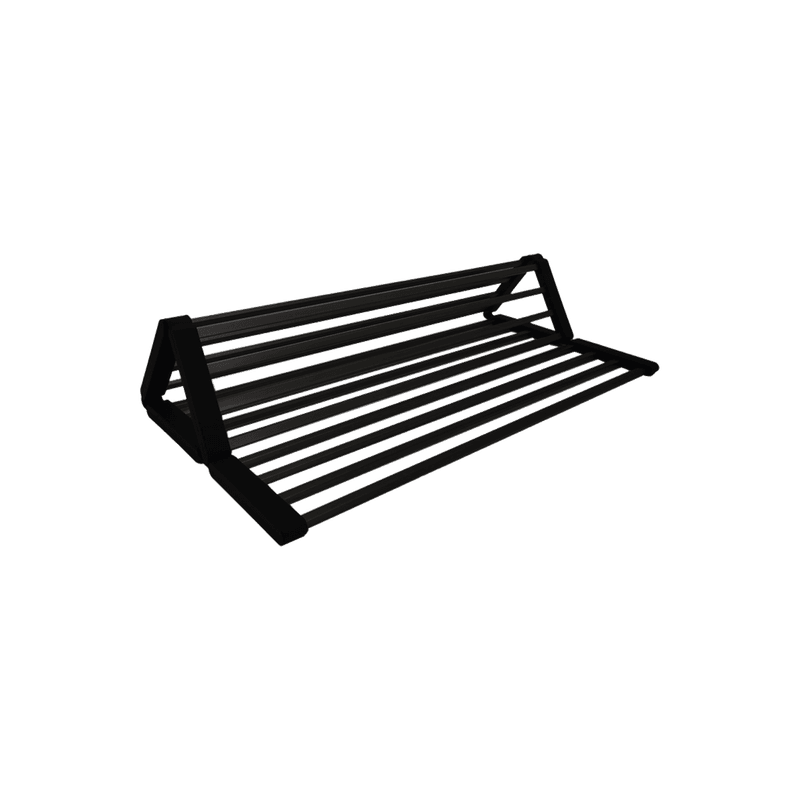 Aspen Roll-Up Hot Mat 480x480mm Matte Black