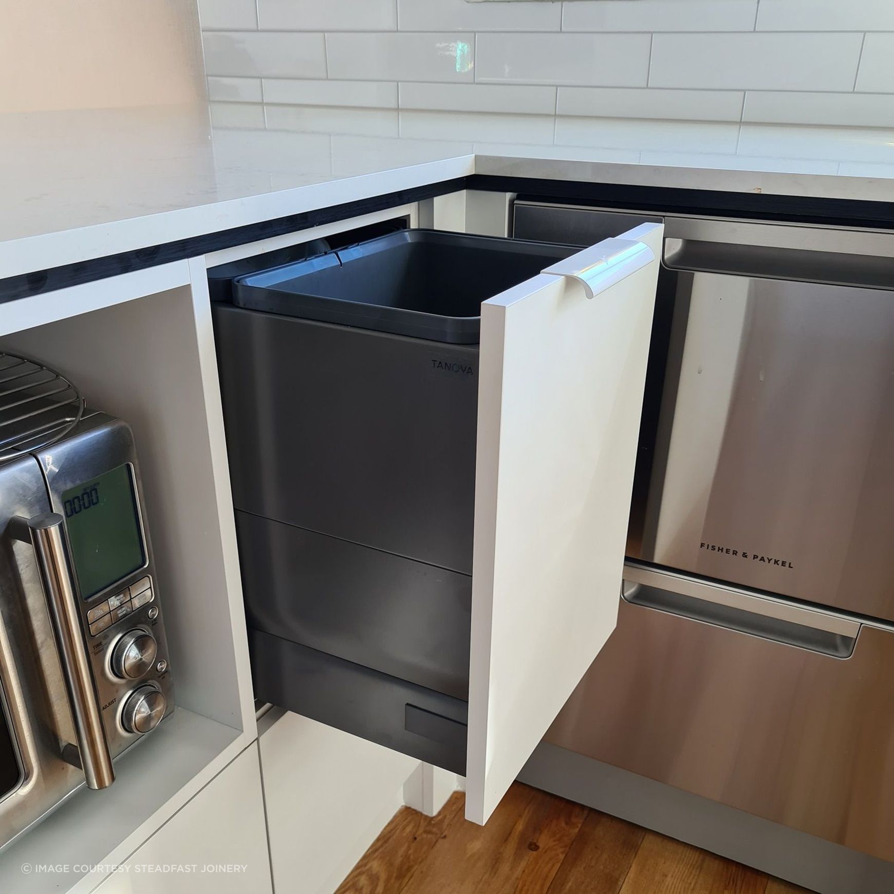 Tanova Designer Series Pull Out Kitchen Bins