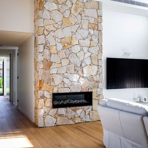 Loose Random Flinders Wall Cladding