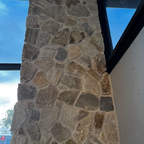 Loose Random Tulum Wall Cladding