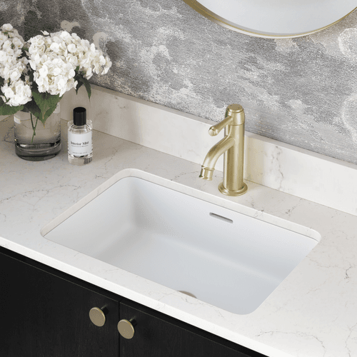 Kingsley Basin Mixer | Brushed Brass