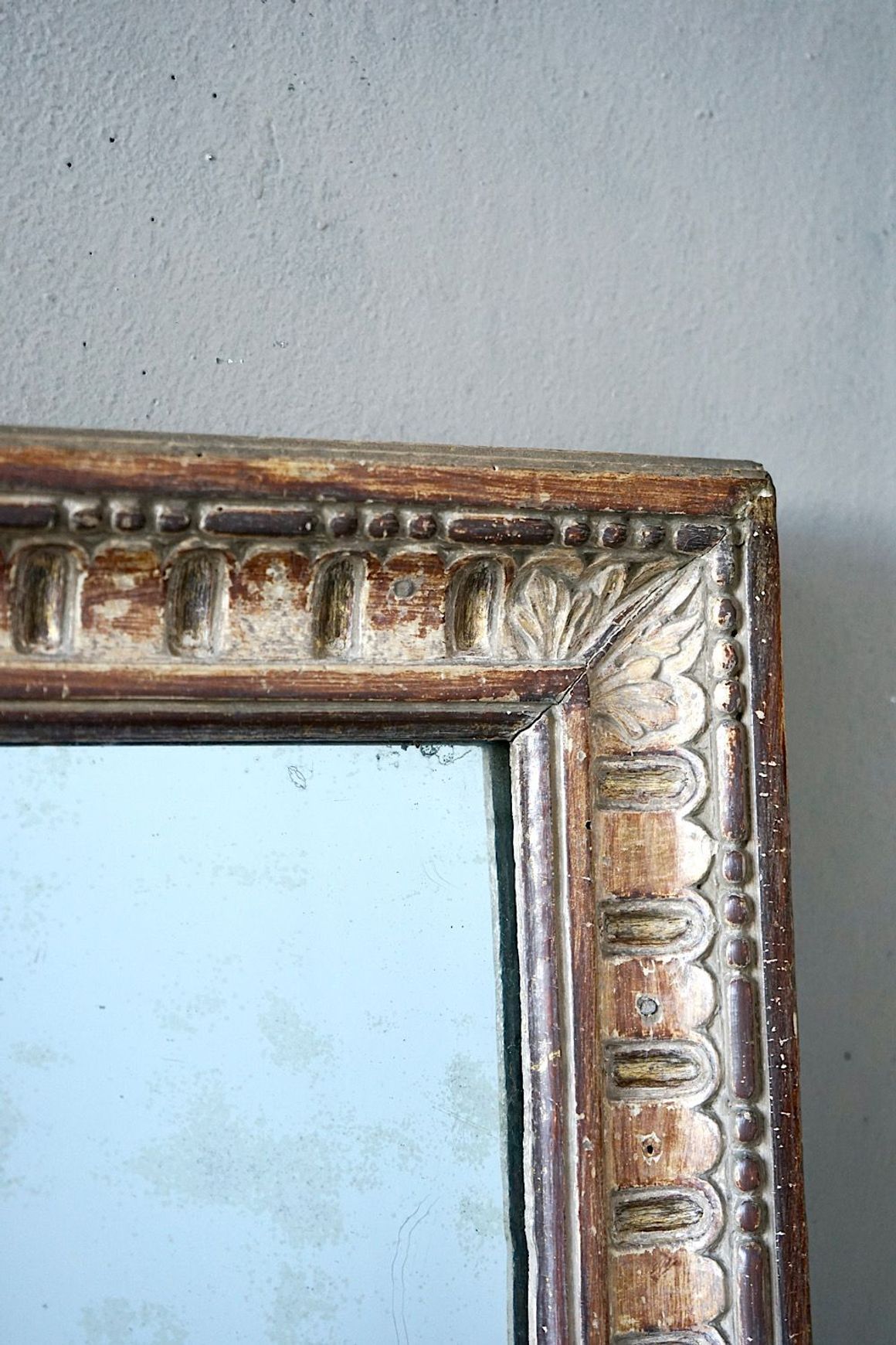 Antique French Louis XVI Overmantle Mirror