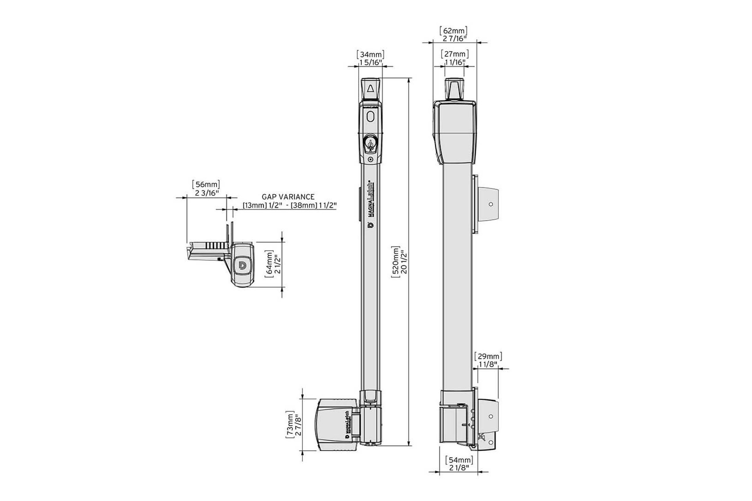 MagnaLatch® Series 3 Top Pull Pool Gate Latch
