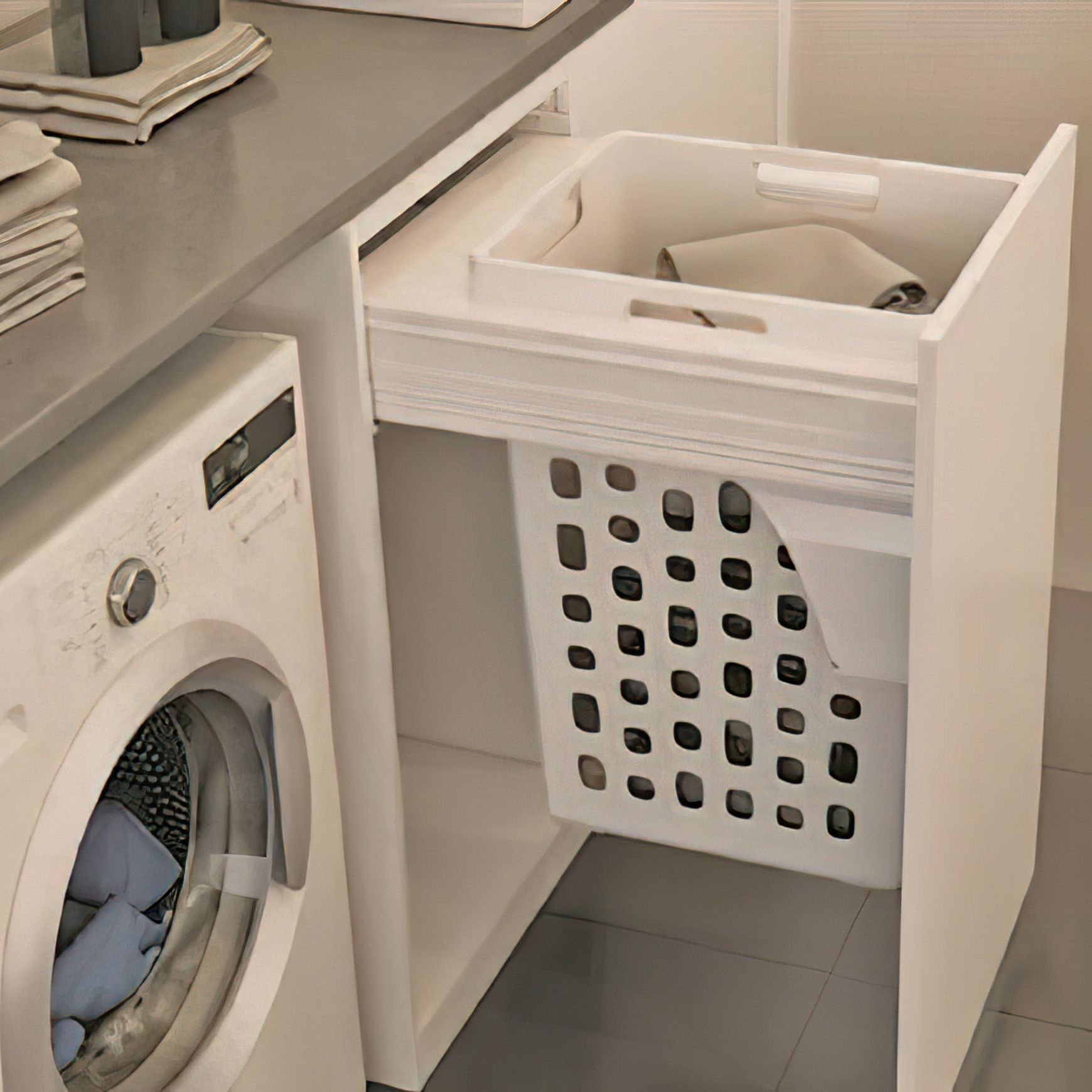 Krome Laundry Hamper (1 X 48Lt)