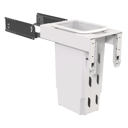 Concelo 1 x 35L Laundry Hamper | Door Pull | White