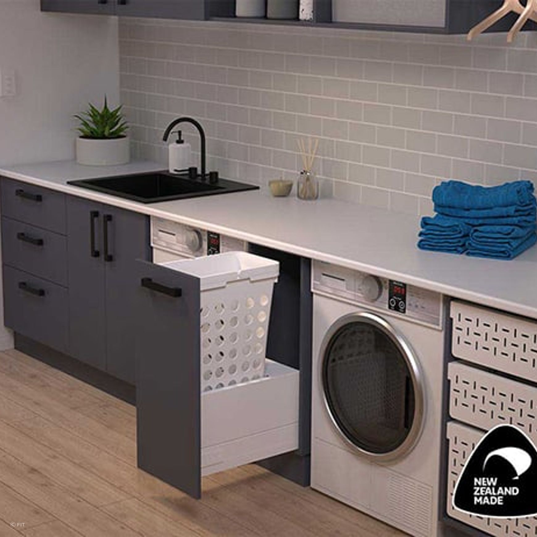 Tanova Simplex & Simplex Plus Pull Out Laundry Baskets