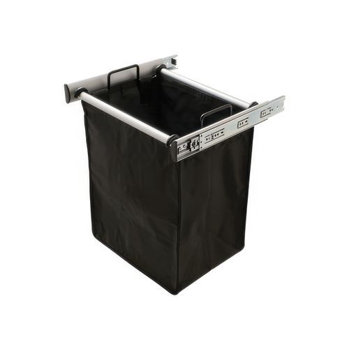 18" Pull-Out Hamper Matt Aluminium