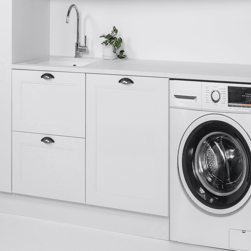English Classic Laundry Cabinet, 1 Drawer