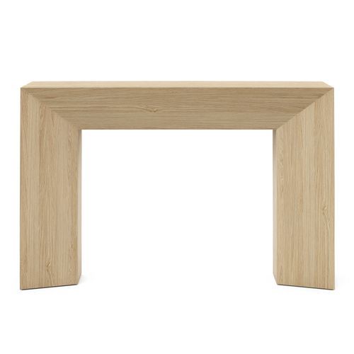 Edje 140cm Oak Tall Console Table | Natural