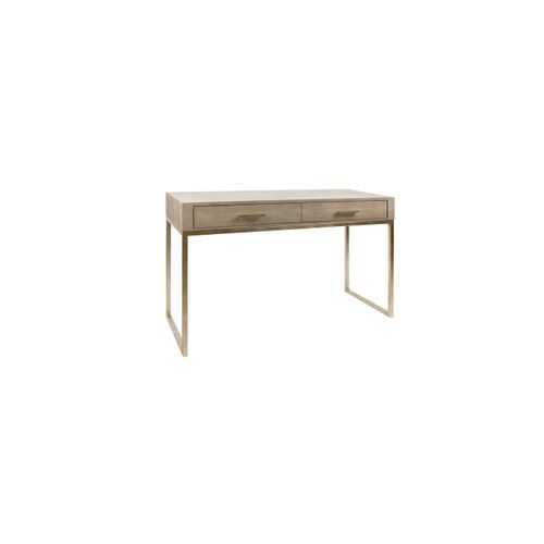 CLARENCE Console with 2 Drawers Taupe