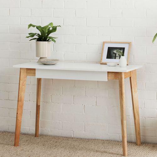 Byron Console Table | 1 Drawer | Natural Hardwood