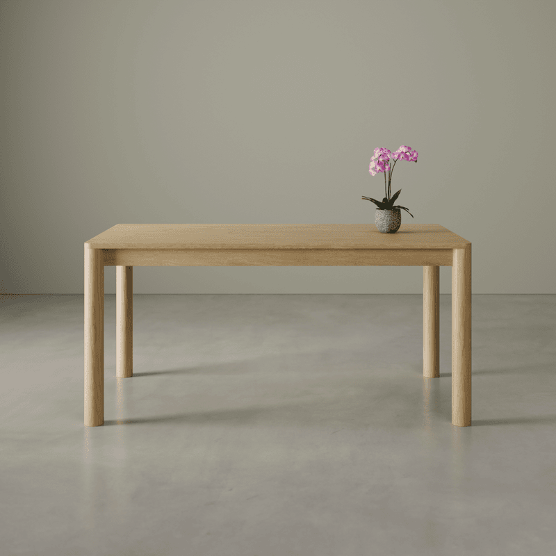 Nordica Dining Table - Solid Oak 160 x 90cm