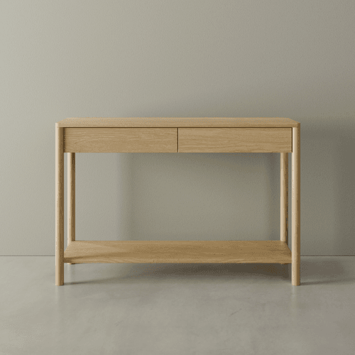 Nordica Console Table - Natural Oak 115cm