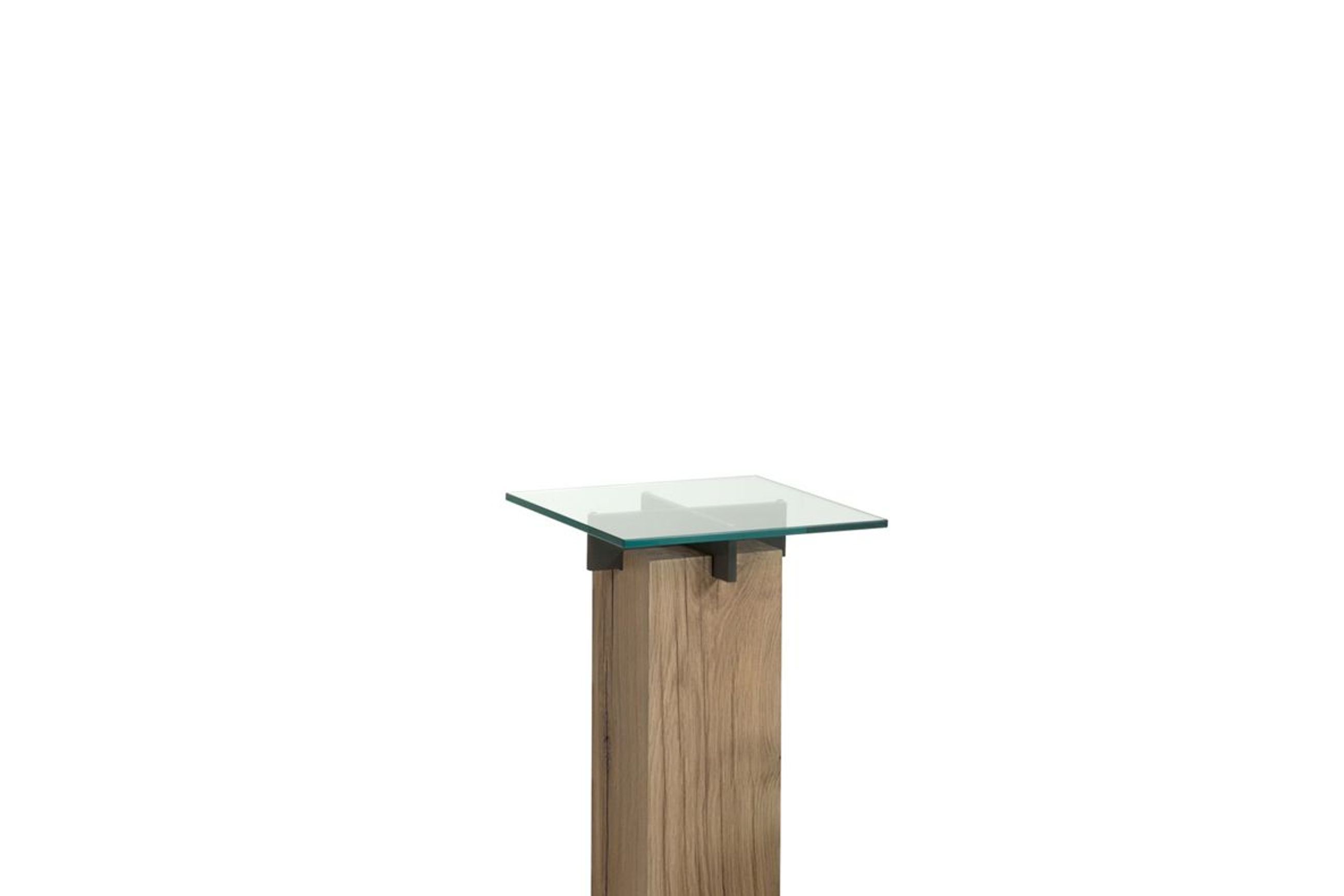 Tenere Pedestal Table - Crossbars in metal