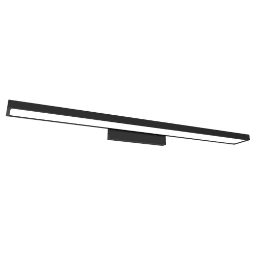 Stark 800mm Standard Mirror Wall Light Satin Black