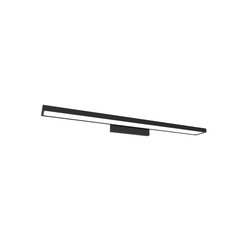 Stark 800mm Standard Mirror Wall Light Satin Black