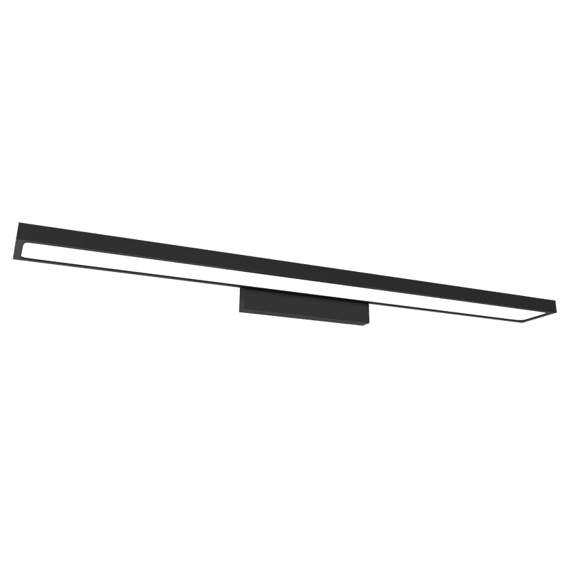 Stark 800mm Standard Mirror Wall Light Satin Black
