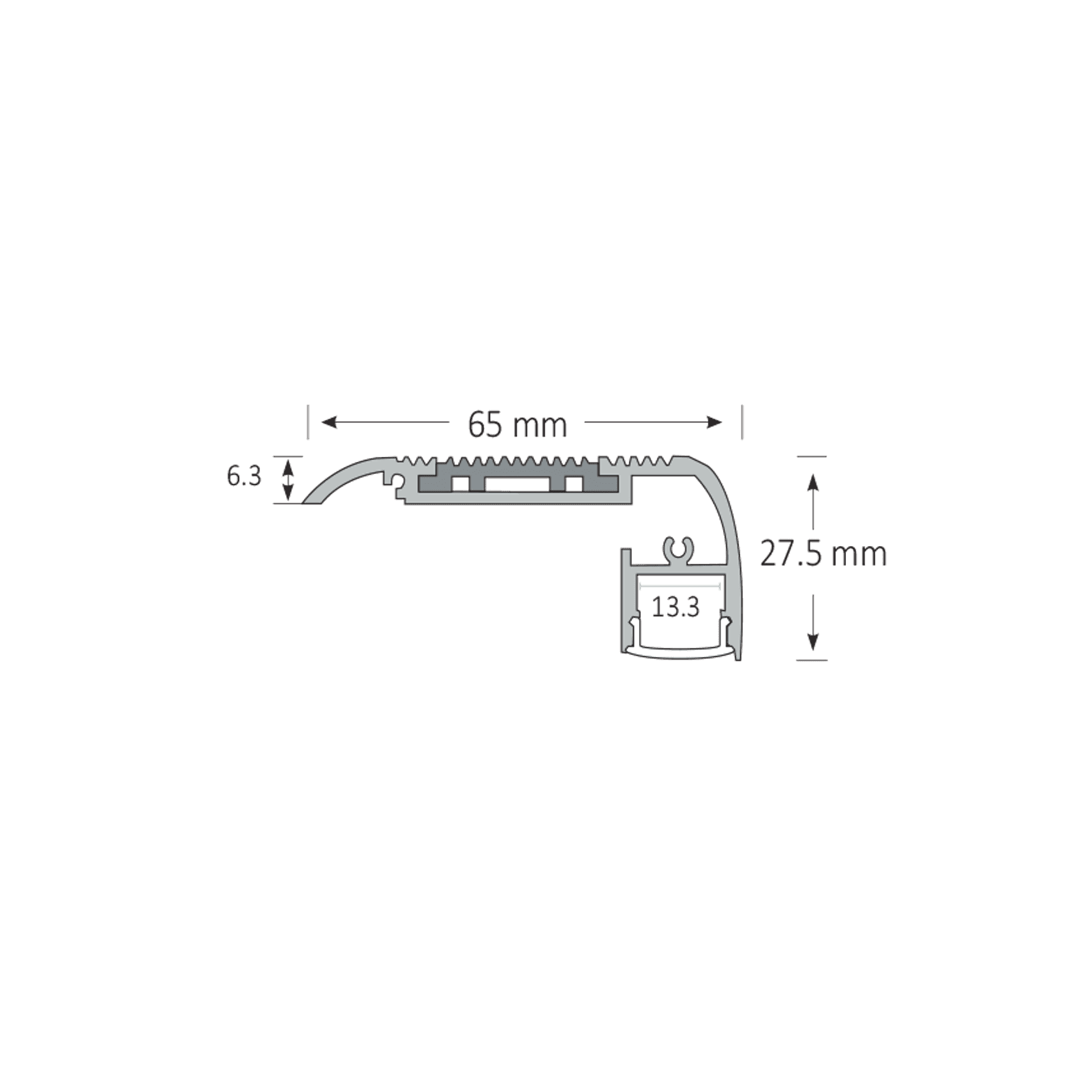 Stairnose Extrusion | Stair Nosing Profile Lighting