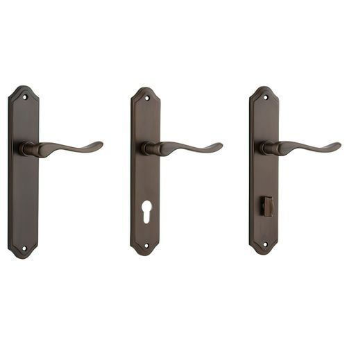 Iver Stirling Lever on Shouldered Backplate Signature Brass