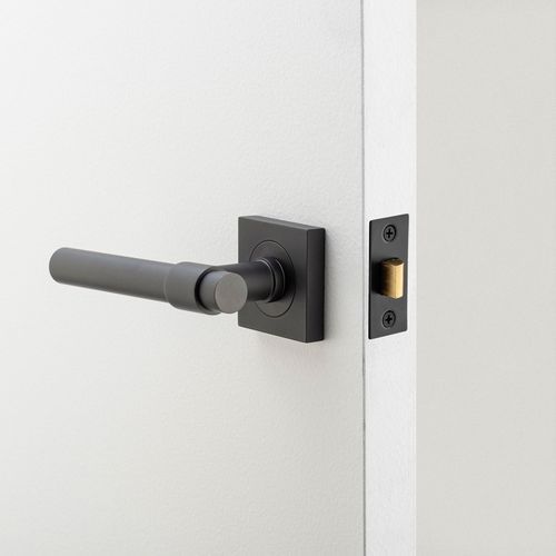 Iver Helsinki Door Lever Handle on Square Rose