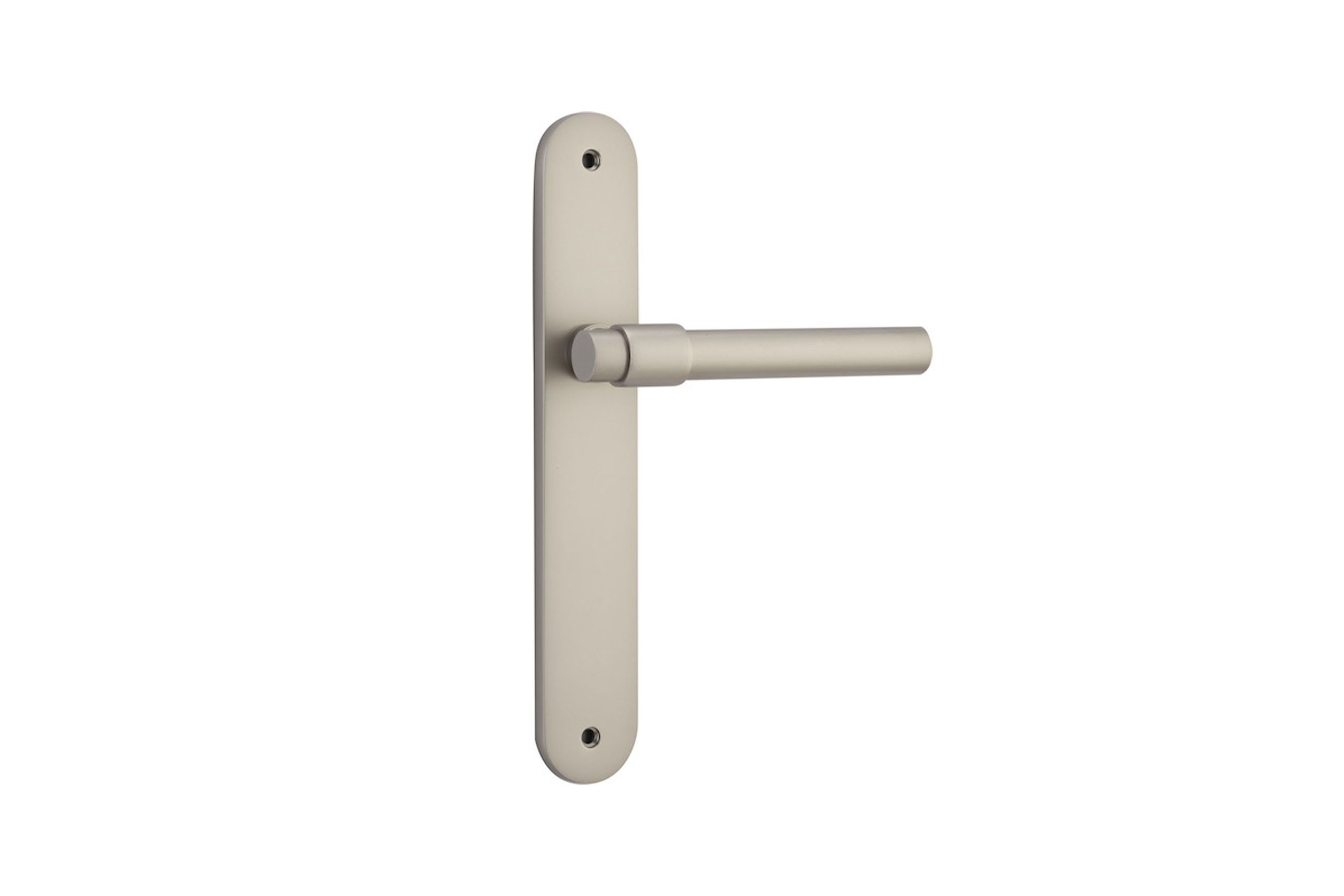 Helsinki Door Lever Oval Backplate