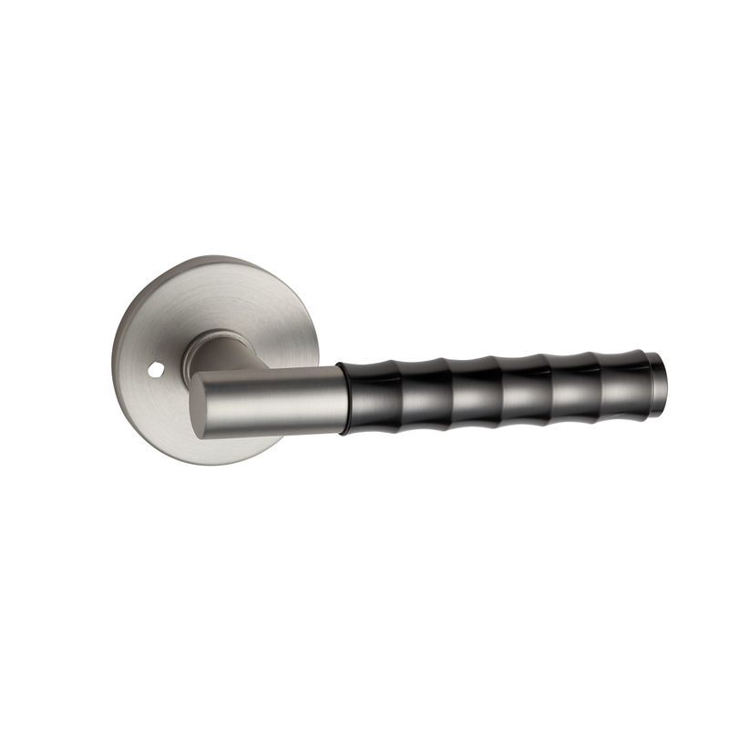 Round Low-Profile Rose in MBN finish with Solido Lever