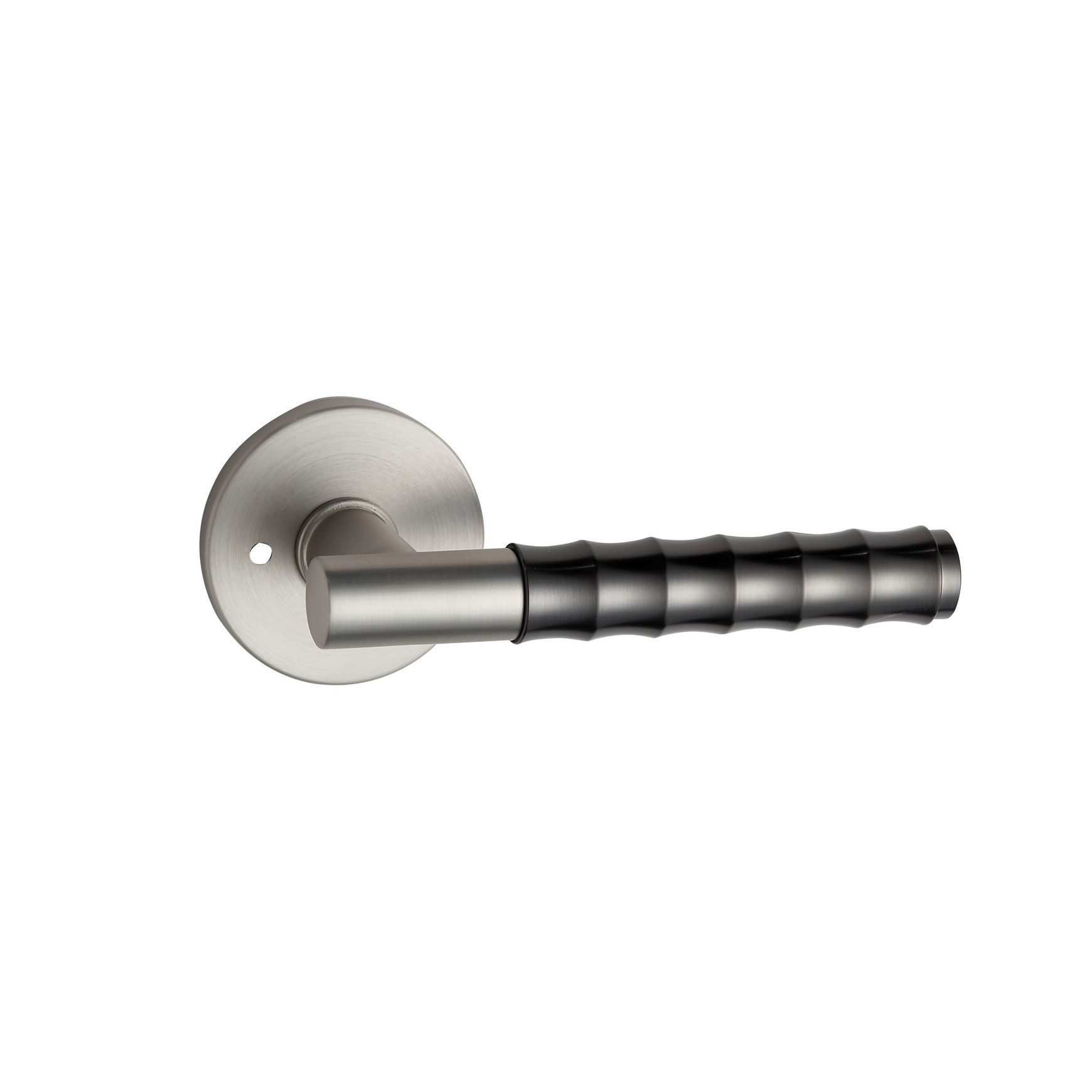 Round Low-Profile Rose in MBN finish with Solido Lever