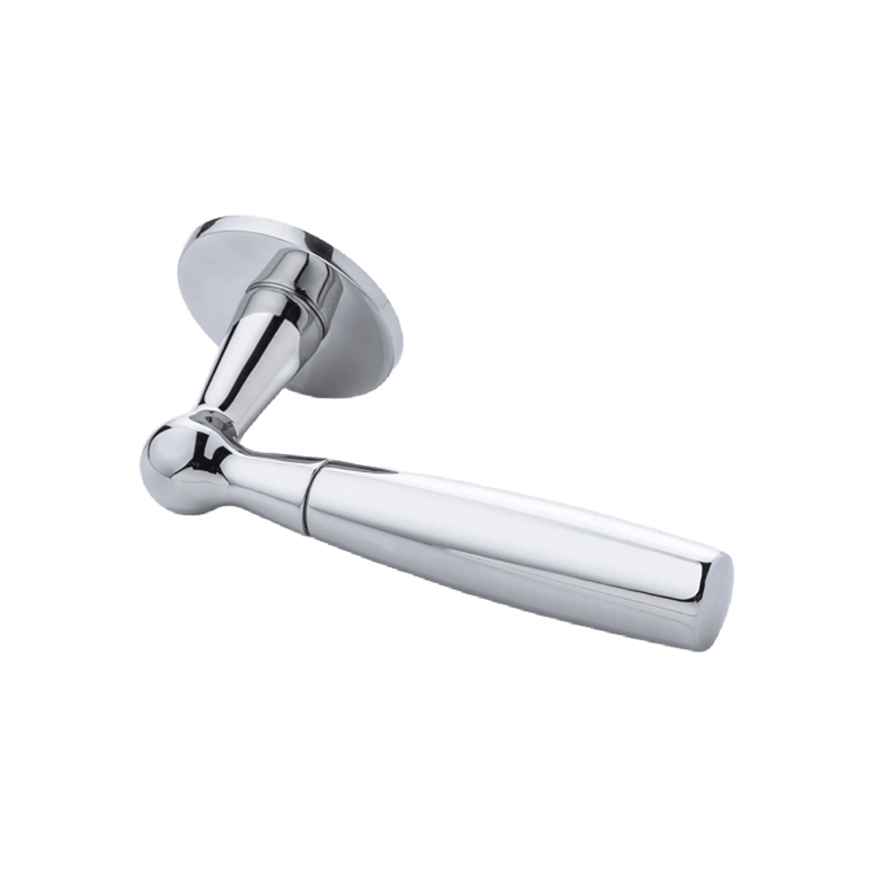 Joseph Giles - Bennett Solid Brass Door Lever Handle With Round Rose